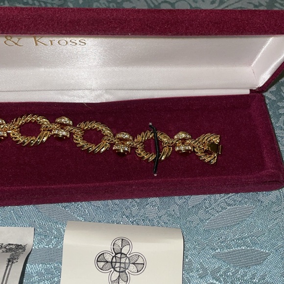 Jackie Kennedy rope and red crystal bracelet brand new - Picture 3 of 6